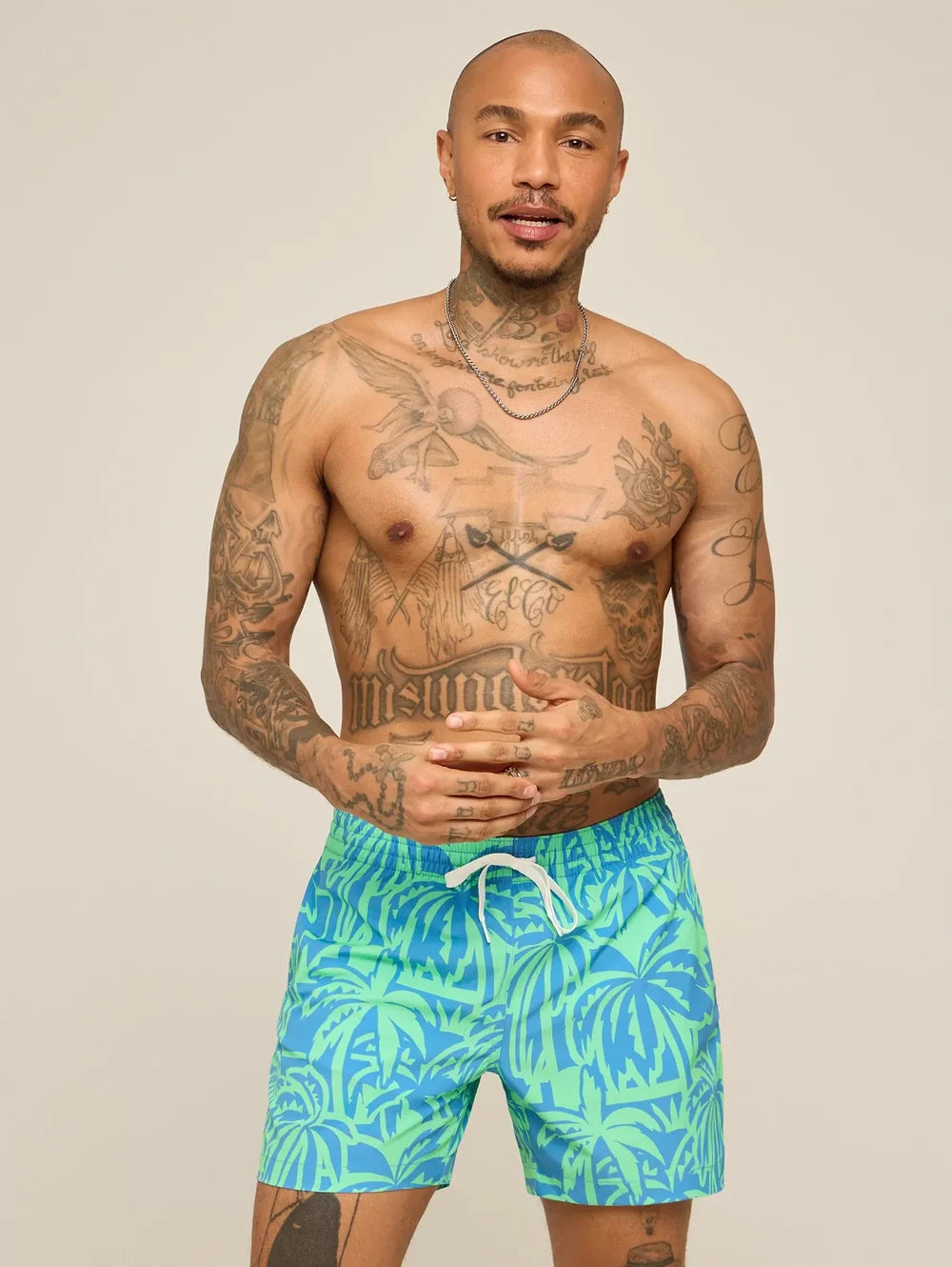 The Frond Farewells 5.5" (Classic Swim Trunk) - Image 1 - Chubbies Shorts