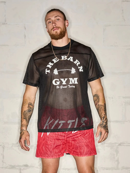 The Barn (Mesh Training Shirt) - Image 1 - Chubbies Shorts