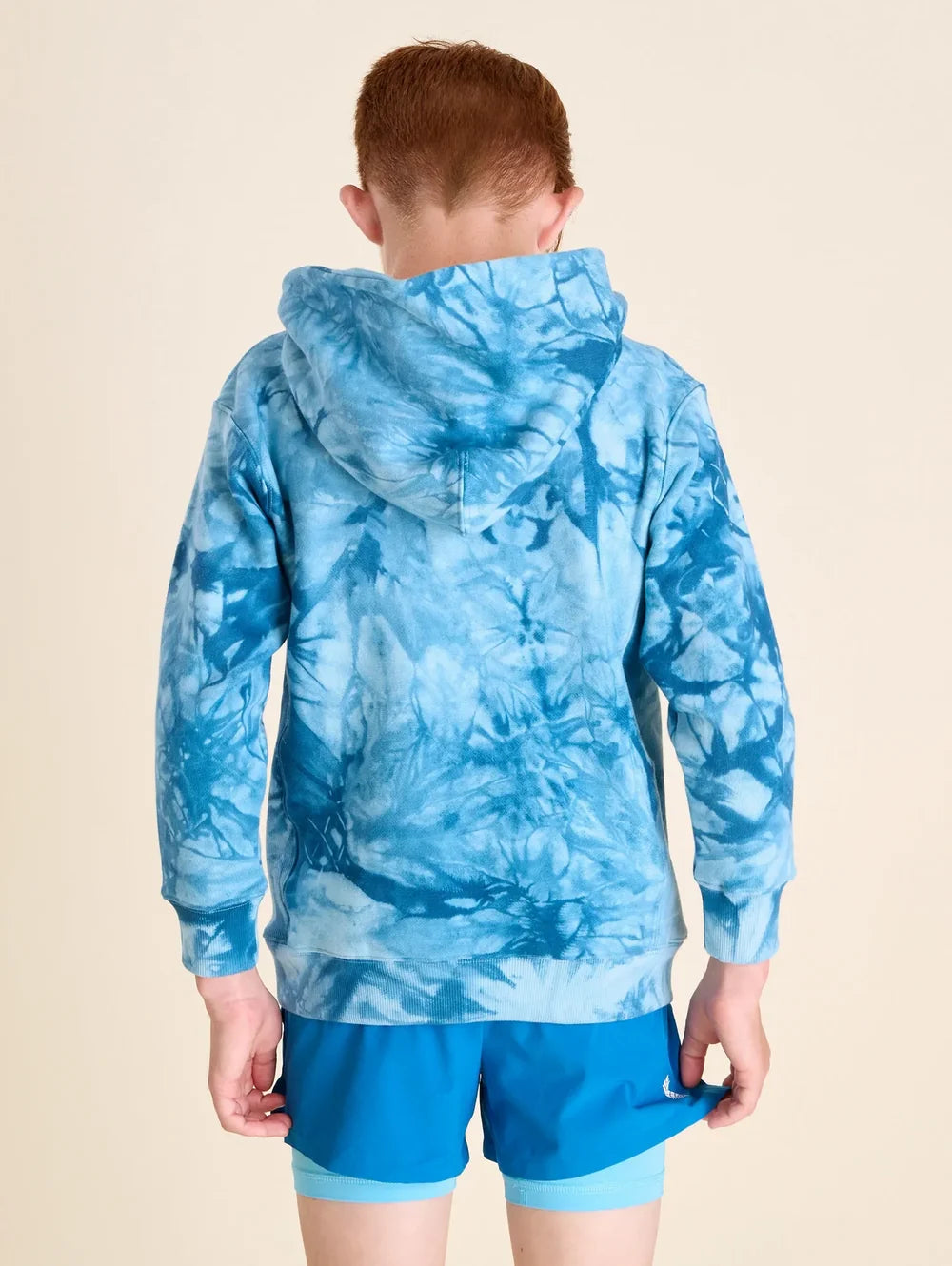 The Glass Fractal - Deep Blue (Boys Comfort Hoodie) - Image 5 - Chubbies Shorts