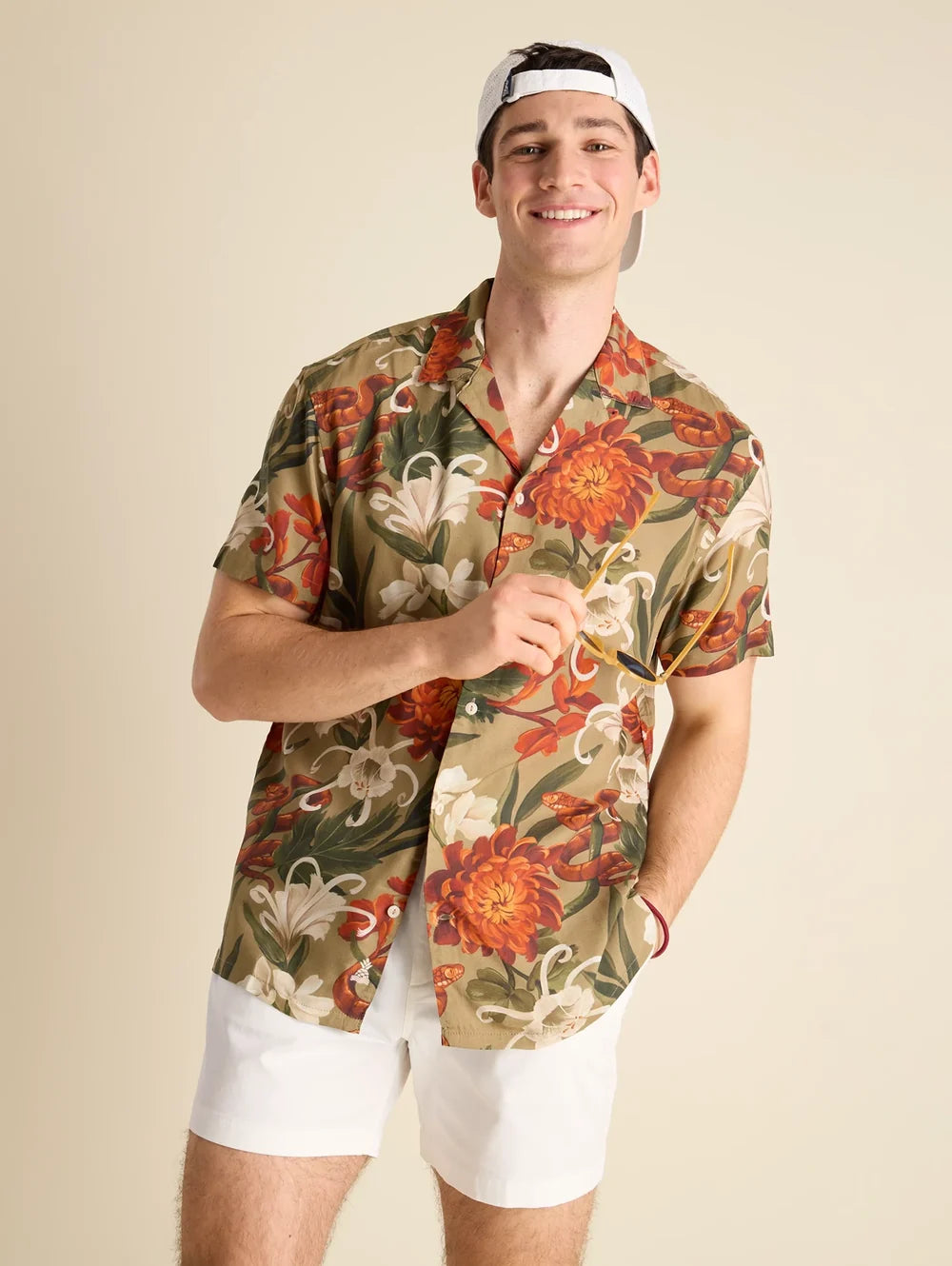 The Snakey (Rayon Sunday Shirt) - Image 1 - Chubbies Shorts