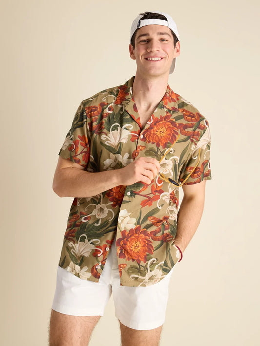 The Snakey (Rayon Sunday Shirt) - Image 1 - Chubbies Shorts