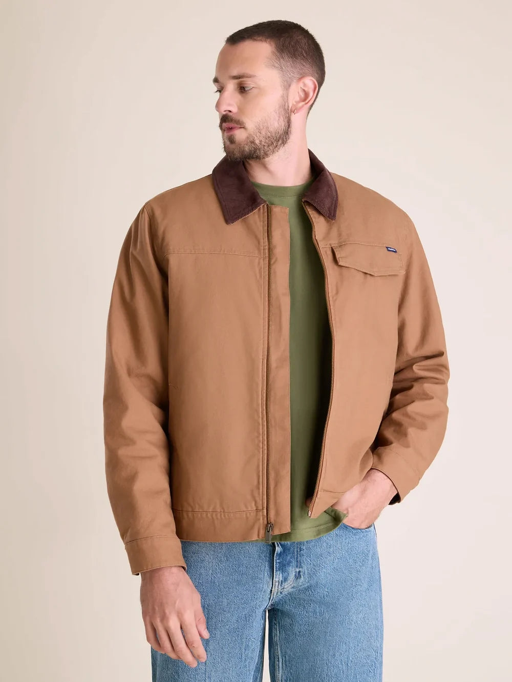 The Harvester (Full-Zip Canvas Jacket) - Image 3 - Chubbies Shorts