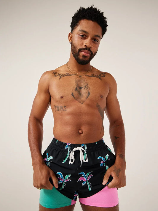 The Havana Nights 4" (Lined Classic Swim Trunk) - Image 1 - Chubbies Shorts