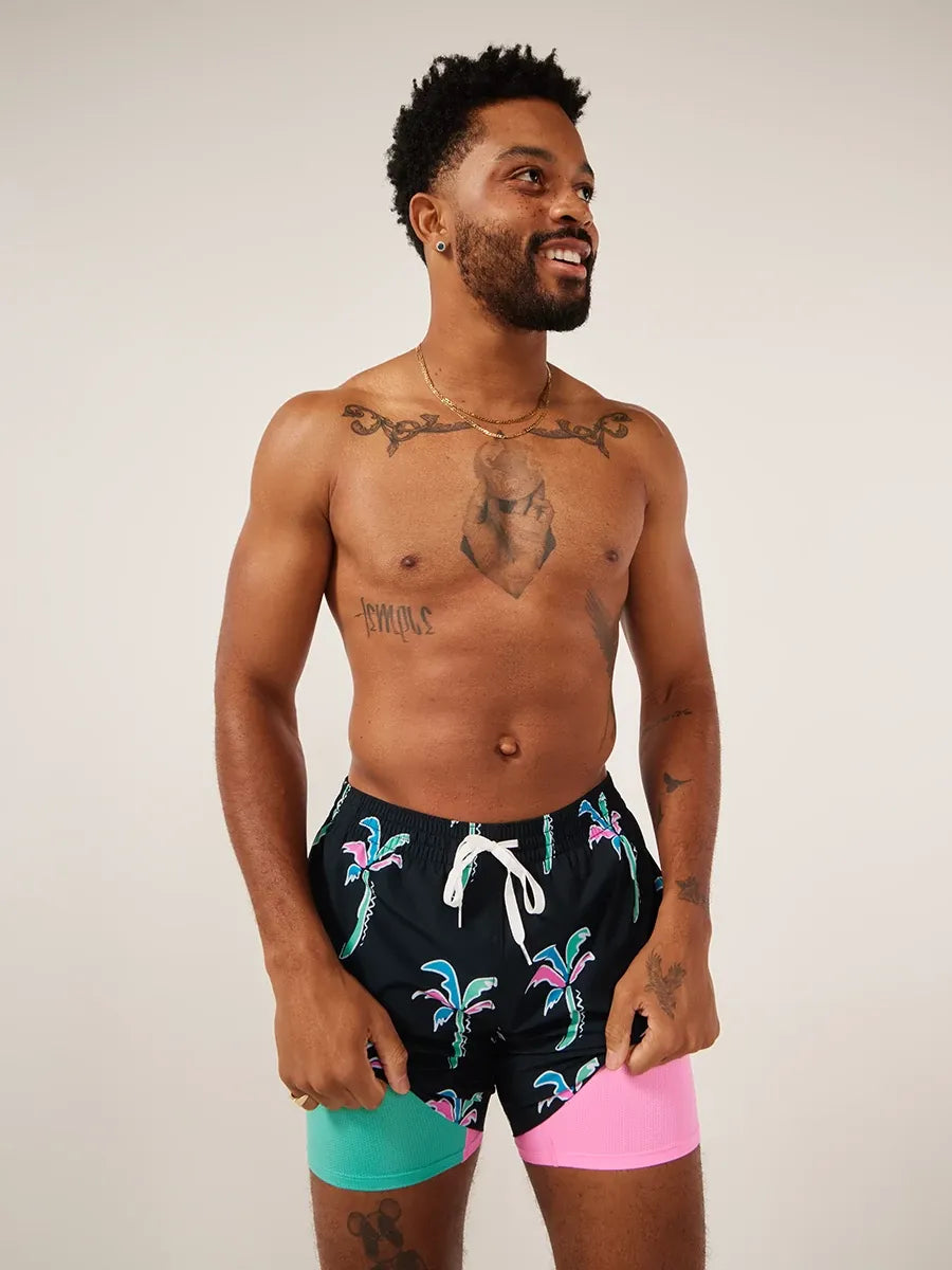 The Havana Nights 5.5" (Lined Classic Swim Trunk) - Image 1 - Chubbies Shorts