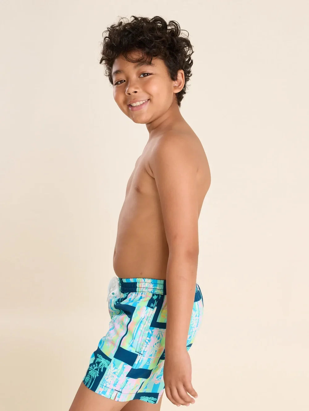 The Hip To Be Squares (Boys Classic Lined Swim Trunk) - Image 5 - Chubbies Shorts