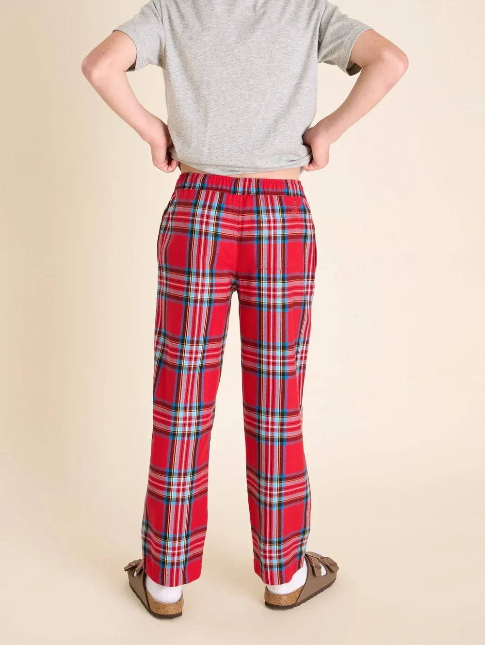 The Holly Jolly Stitchs (Boys Flannel PJ Pants) - Image 2 - Chubbies Shorts