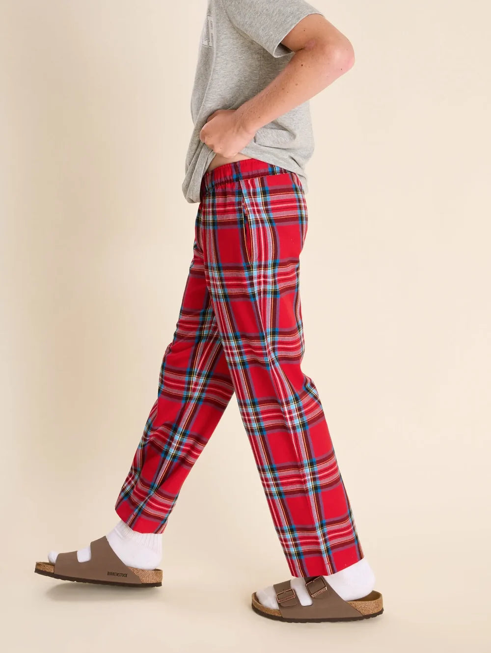 The Holly Jolly Stitchs (Boys Flannel PJ Pants) - Image 3 - Chubbies Shorts