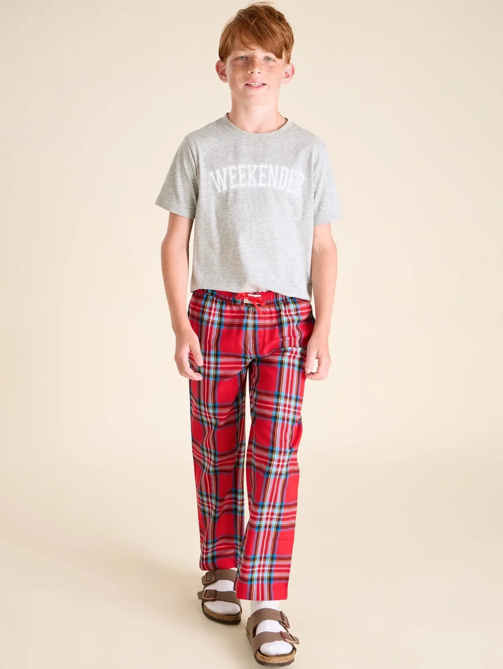 The Holly Jolly Stitchs (Boys Flannel PJ Pants) - Image 4 - Chubbies Shorts