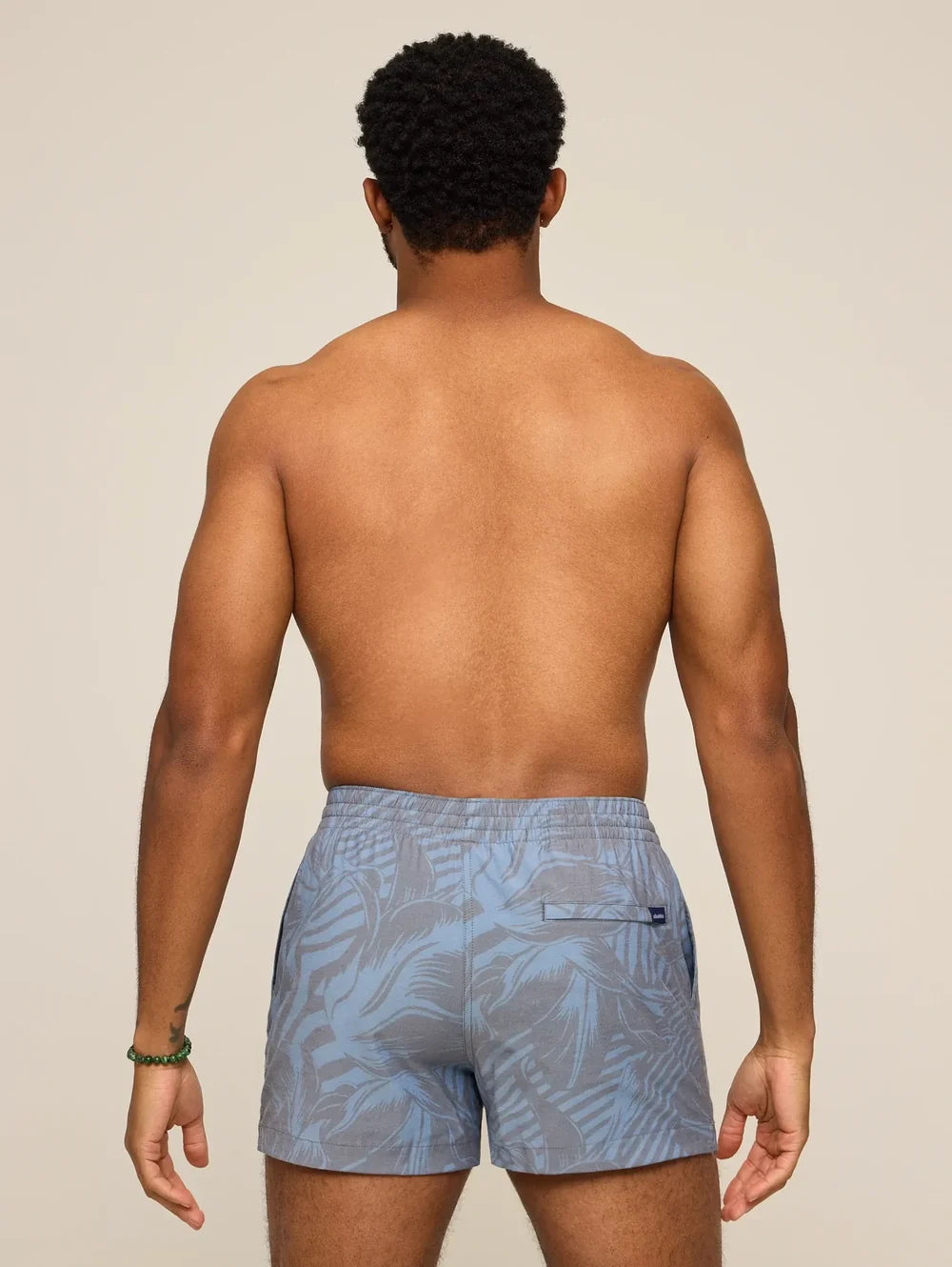 The Indigo Crazies 4" (Classic Lined Swim Trunk) - Image 2 - Chubbies Shorts
