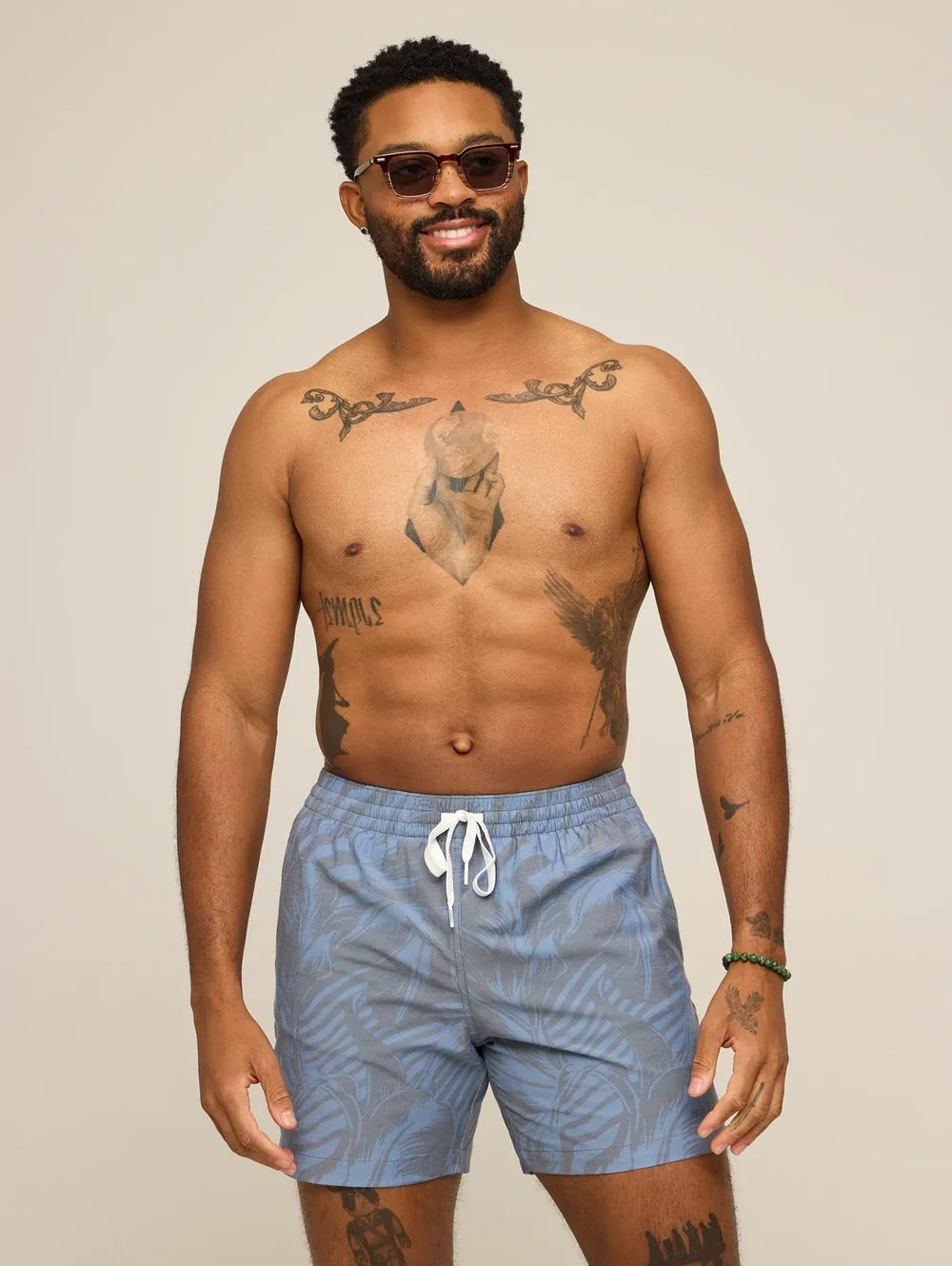 The Indigo Crazies 5.5" (Classic Lined Swim Trunk) - Image 4 - Chubbies Shorts