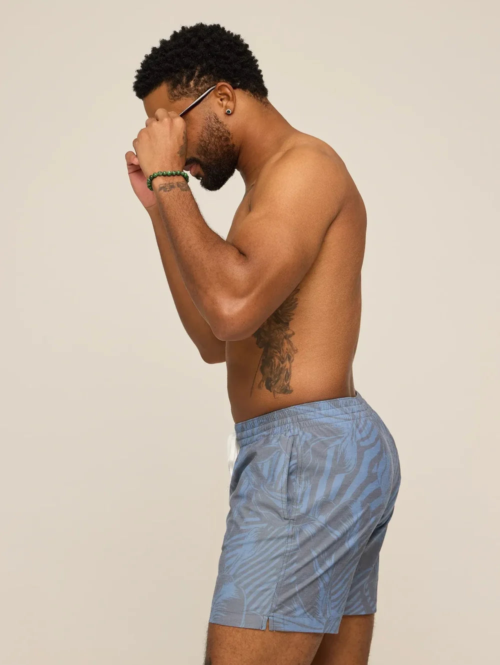 The Indigo Crazies 5.5" (Classic Swim Trunk) - Image 2 - Chubbies Shorts