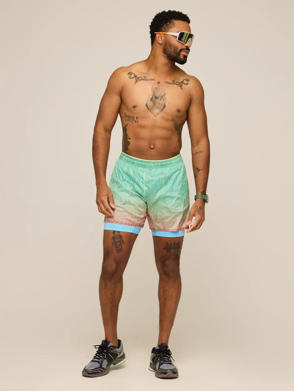The Indigo Fizzes 5.5" (Crinkle Ultimate Training Short) - Image 7 - Chubbies Shorts