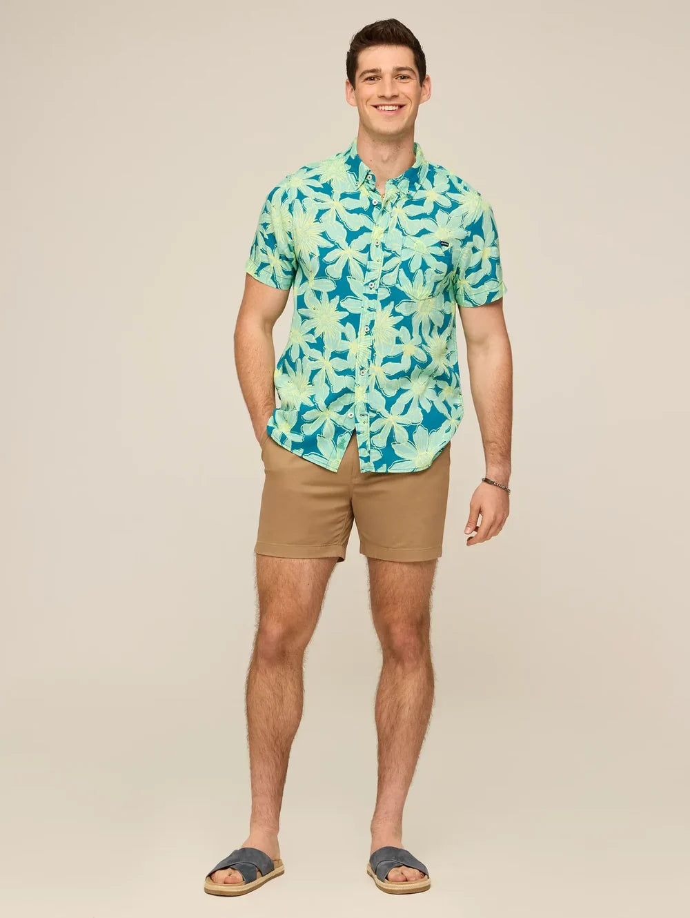 The Jade Garden (Resort Weave Friday Shirt) - Image 4 - Chubbies Shorts