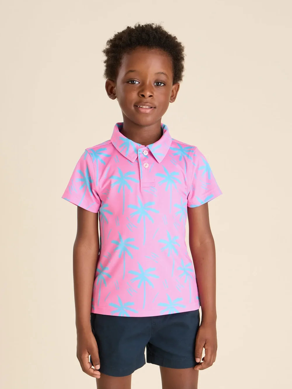 The Lil Prince of Prints (Toddler Performance Polo) - Image 1 - Chubbies Shorts