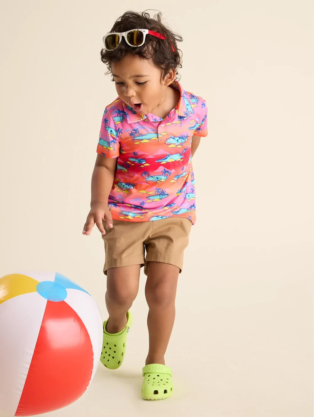 The Lil Offsite (Toddler Performance Polo) - Image 5 - Chubbies Shorts