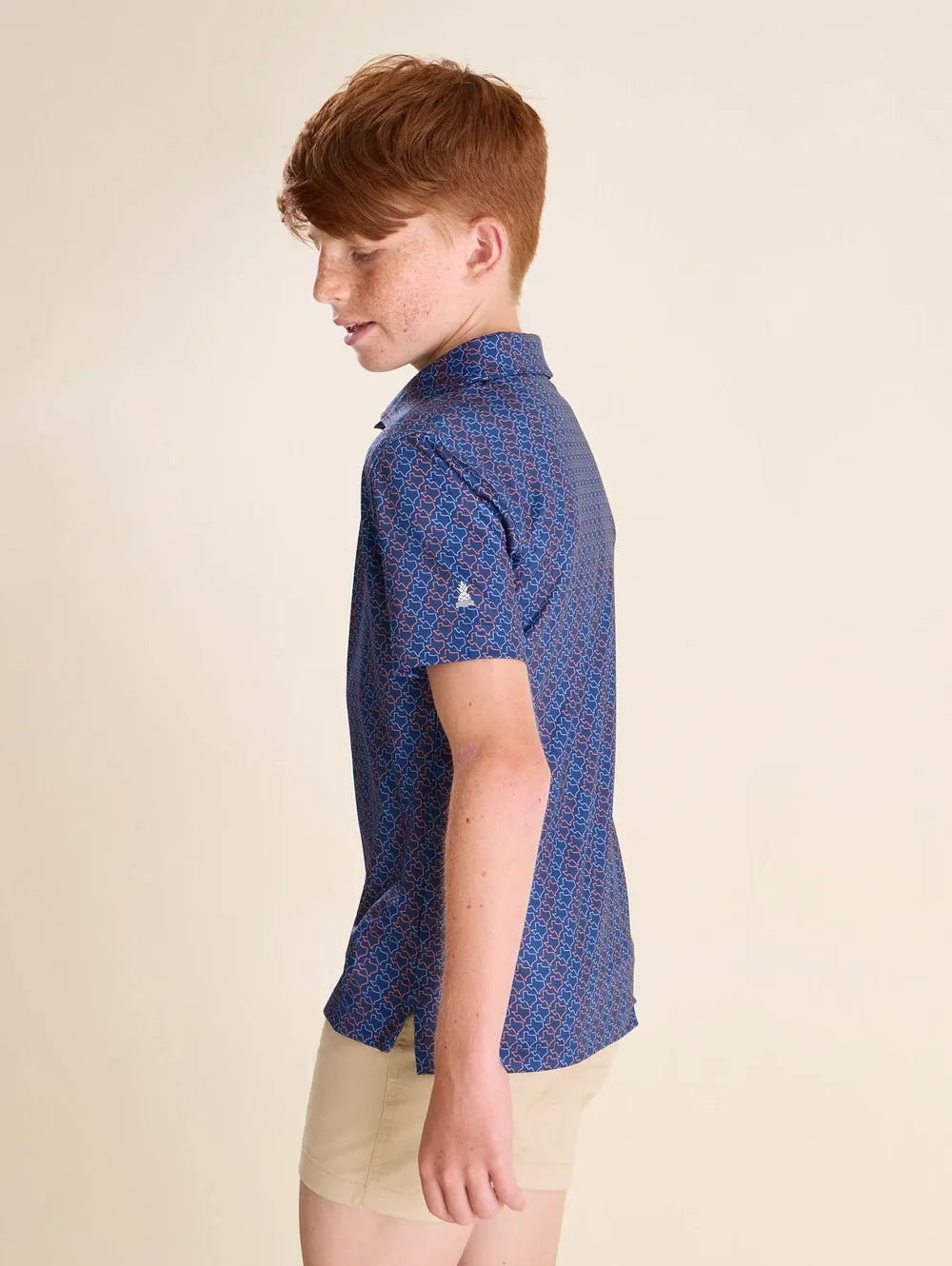 The Lone Star (Boys Performance Polo) - Image 3 - Chubbies Shorts
