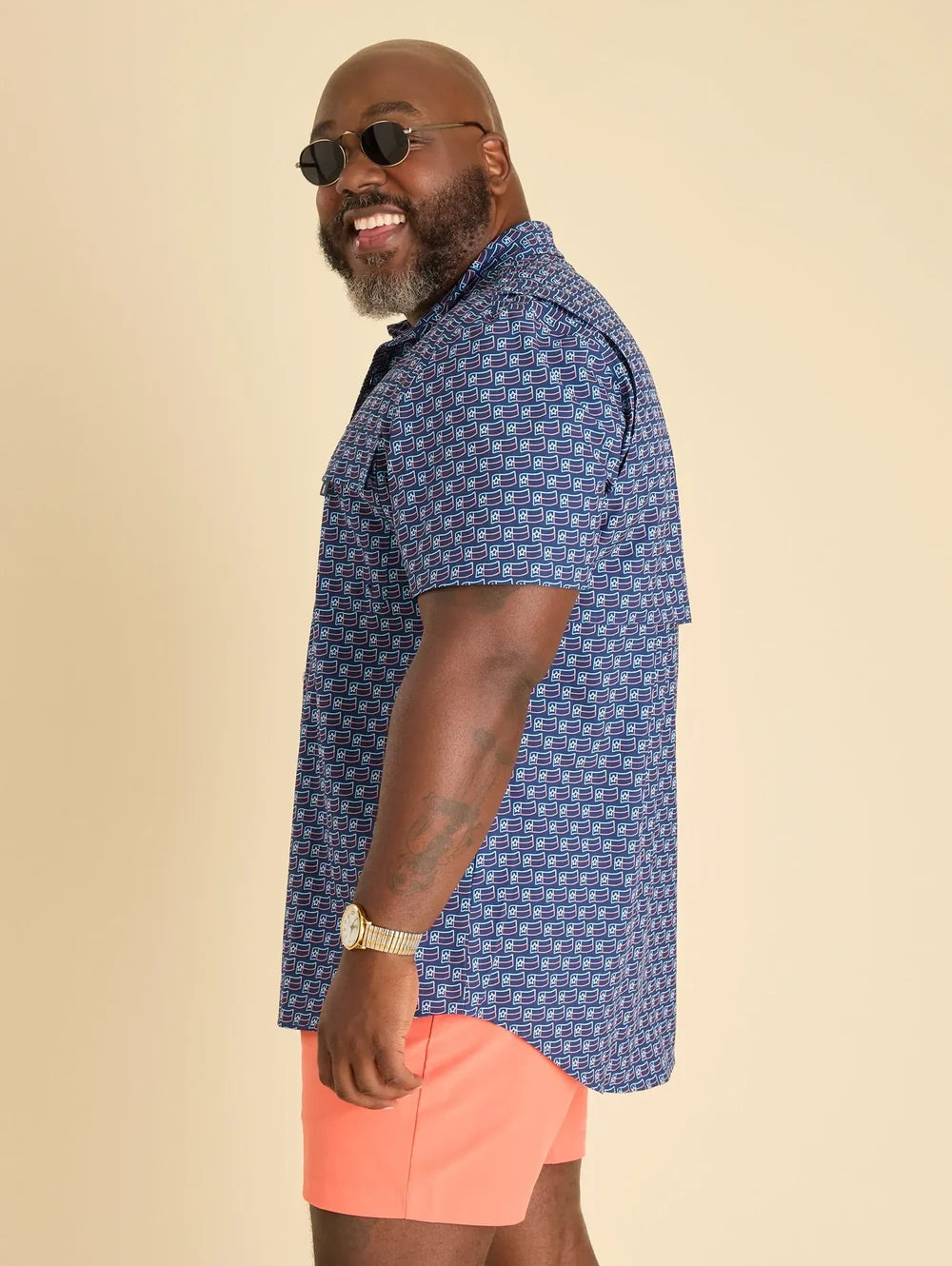 The Lone Star (UPF Shirt) - Image 3 - Chubbies Shorts