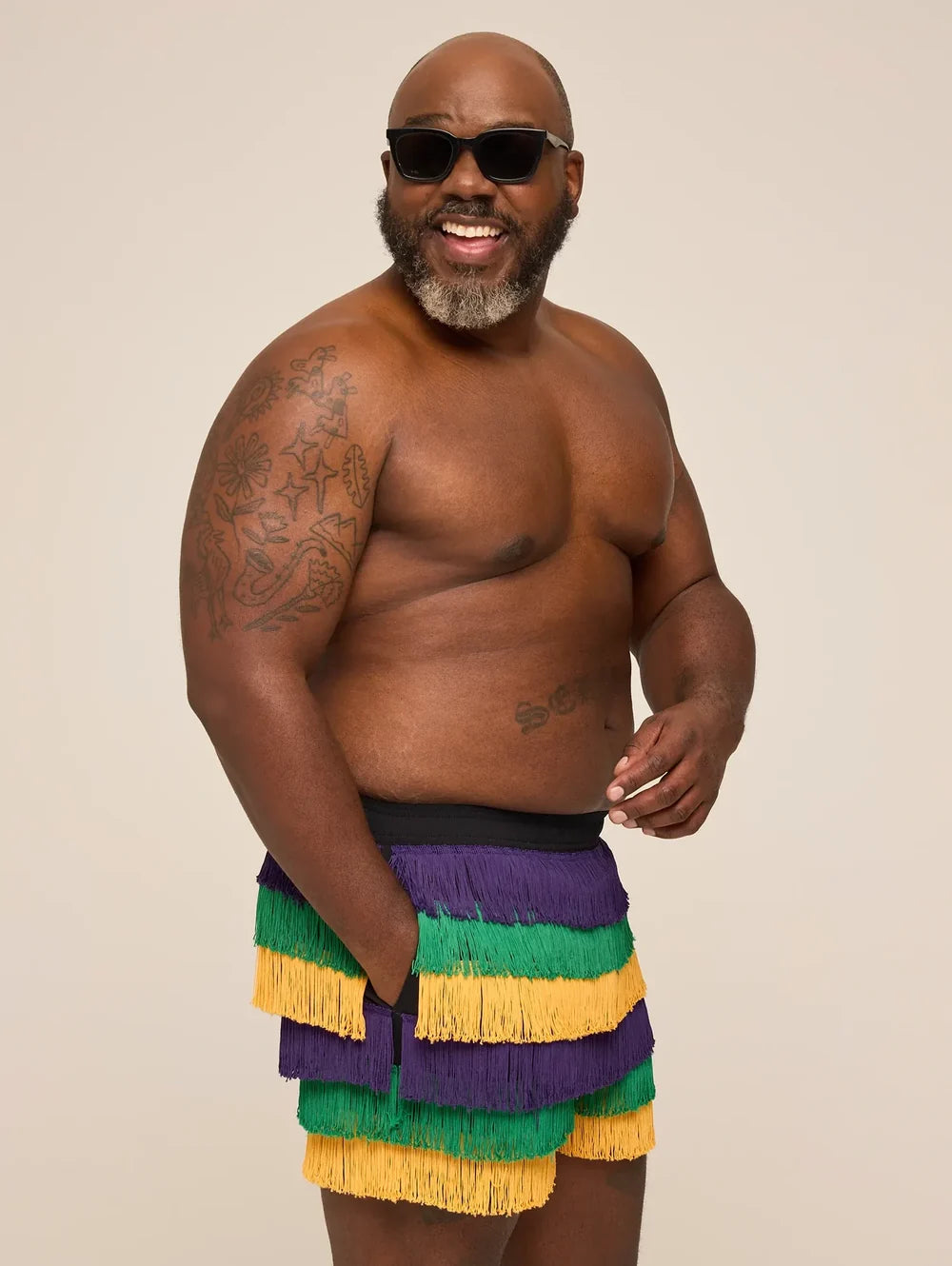 The Masquerade Motions 5.5" (Fringe Party Short) - Image 6 - Chubbies Shorts