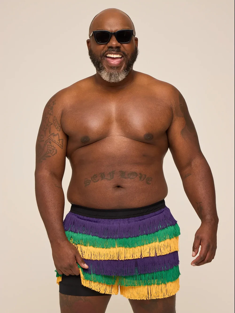 The Masquerade Motions 5.5" (Fringe Party Short) - Image 2 - Chubbies Shorts