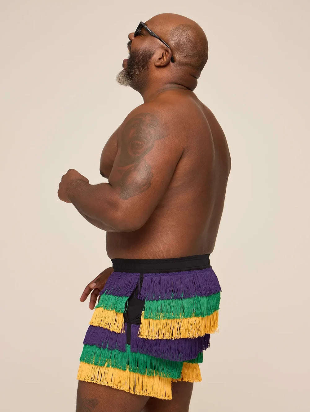 The Masquerade Motions 5.5" (Fringe Party Short) - Image 4 - Chubbies Shorts