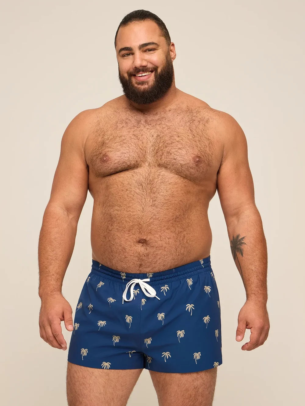 The Midnight Palms 2" (Classic Lined Swim Trunk) - Image 1 - Chubbies Shorts
