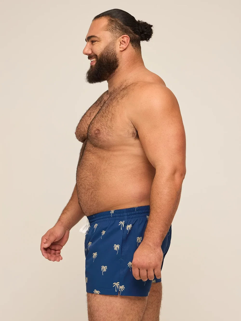 The Midnight Palms 2" (Classic Lined Swim Trunk) - Image 3 - Chubbies Shorts
