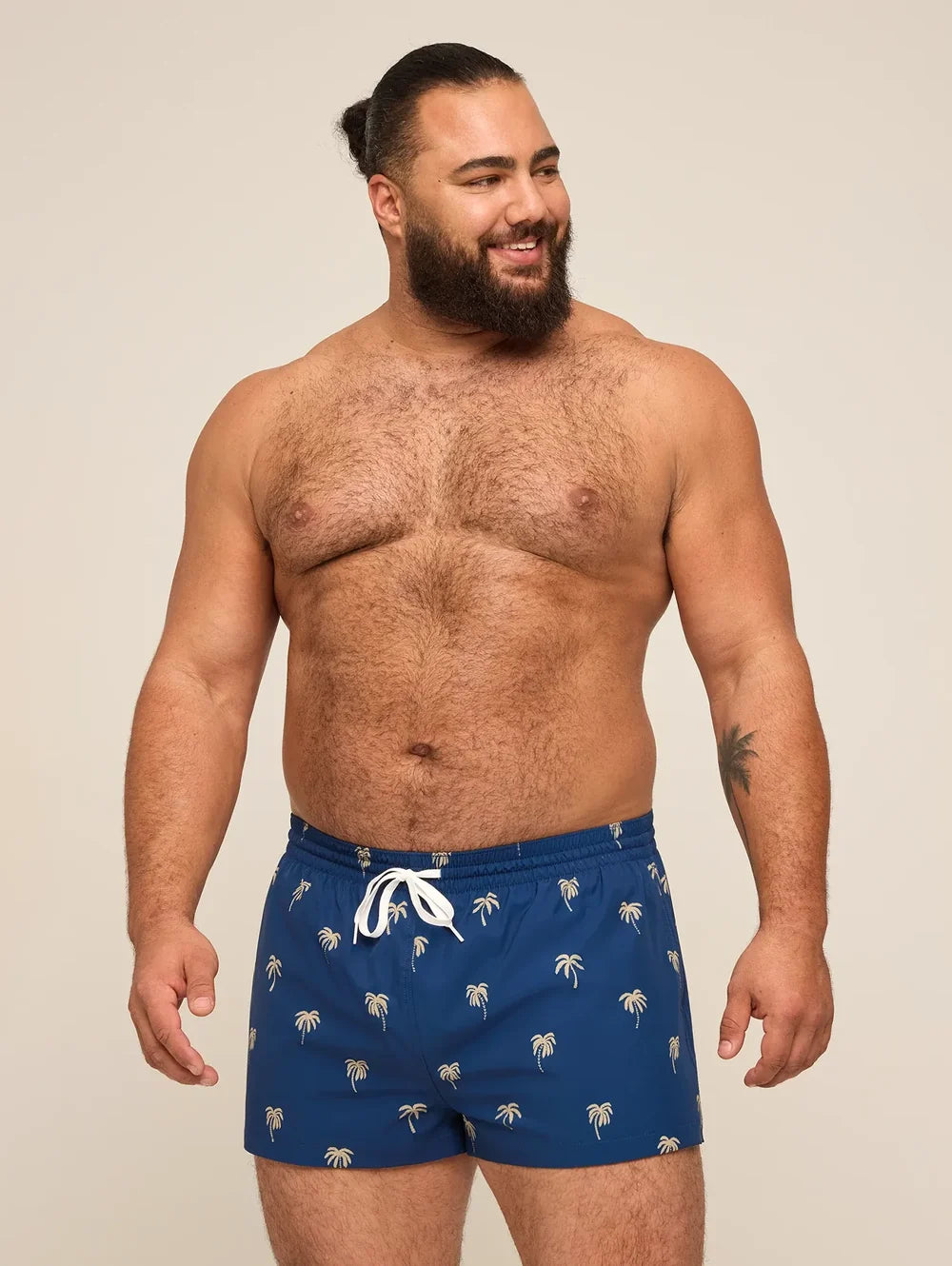 The Midnight Palms 2" (Classic Lined Swim Trunk) - Image 4 - Chubbies Shorts