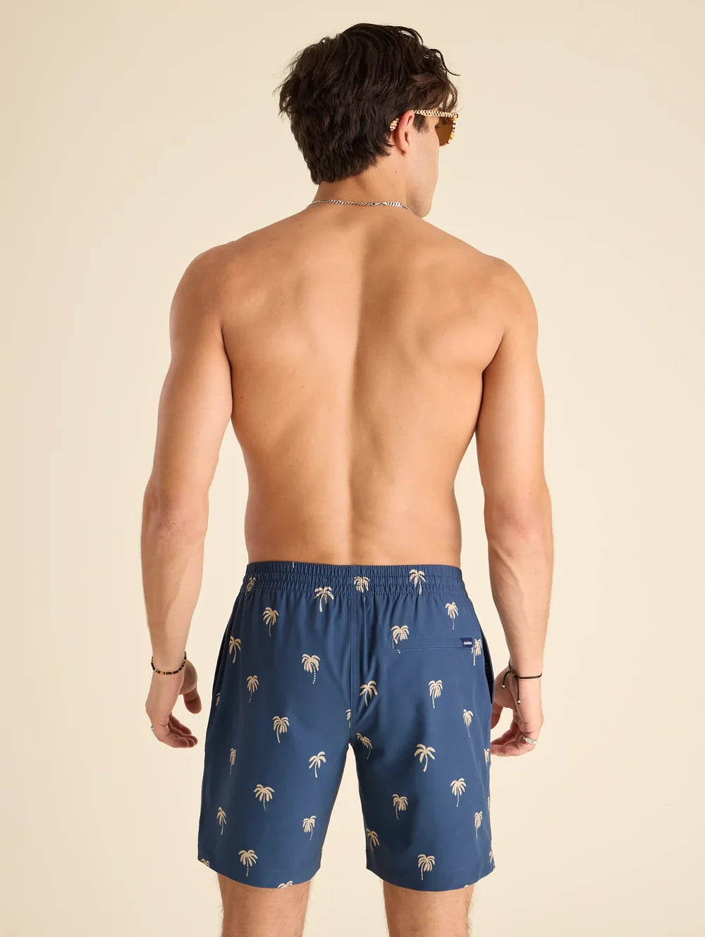 The Midnight Palms 7" (Classic Lined Swim Trunk) - Image 2 - Chubbies Shorts
