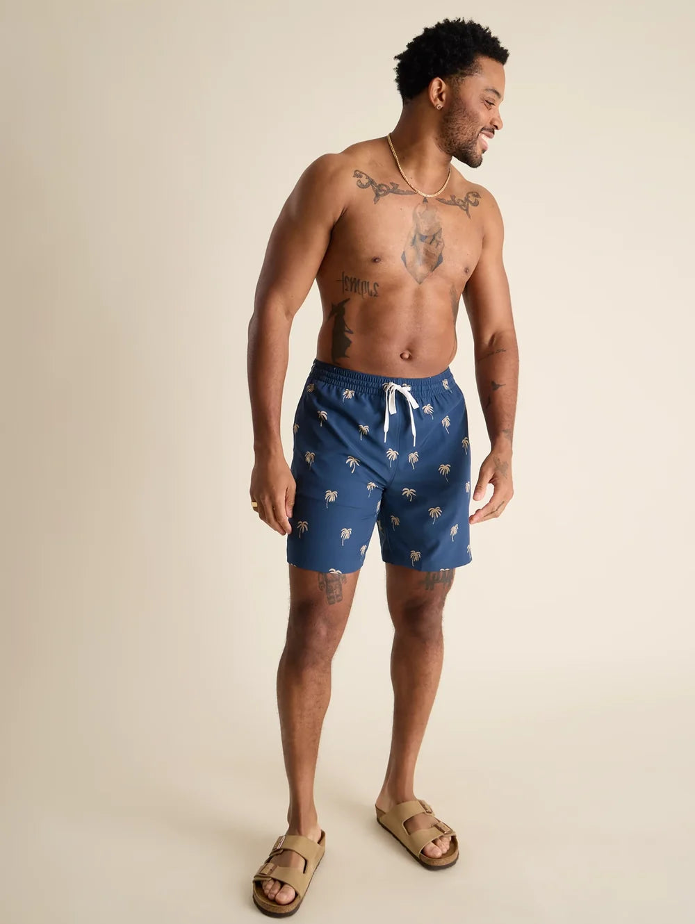 The Midnight Palms 7" (Classic Swim Trunk) - Image 8 - Chubbies Shorts