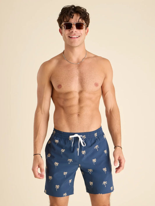 The Midnight Palms 7" (Classic Swim Trunk) - Image 1 - Chubbies Shorts