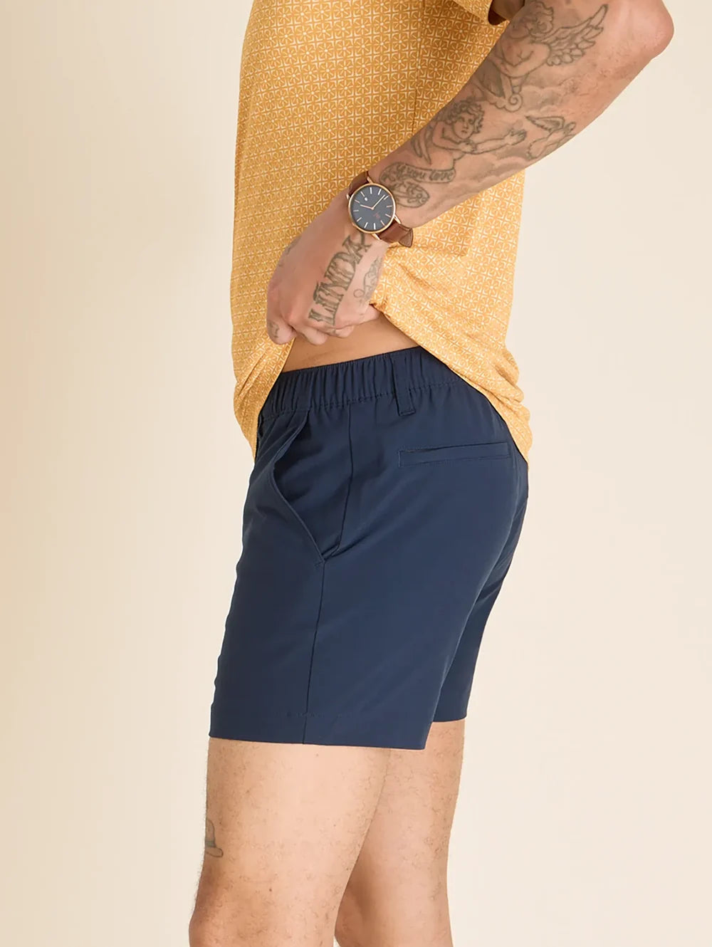 The Navy Babys 4" (Everywear Performance Short) - Image 3 - Chubbies Shorts