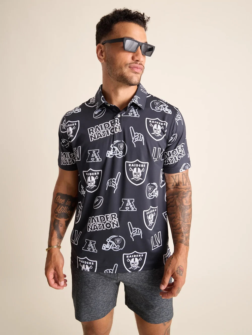 The Neon Raiders (NFL Performance Polo) - Image 4 - Chubbies Shorts