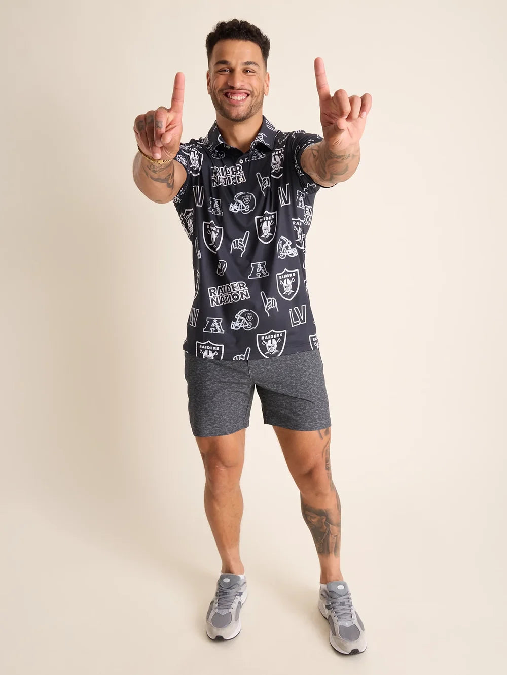 The Neon Raiders (NFL Performance Polo) - Image 7 - Chubbies Shorts