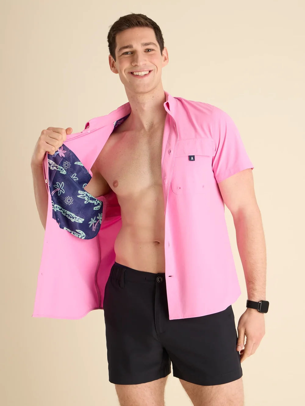 The Pink n' Proud (UPF Shirt) - Image 4 - Chubbies Shorts