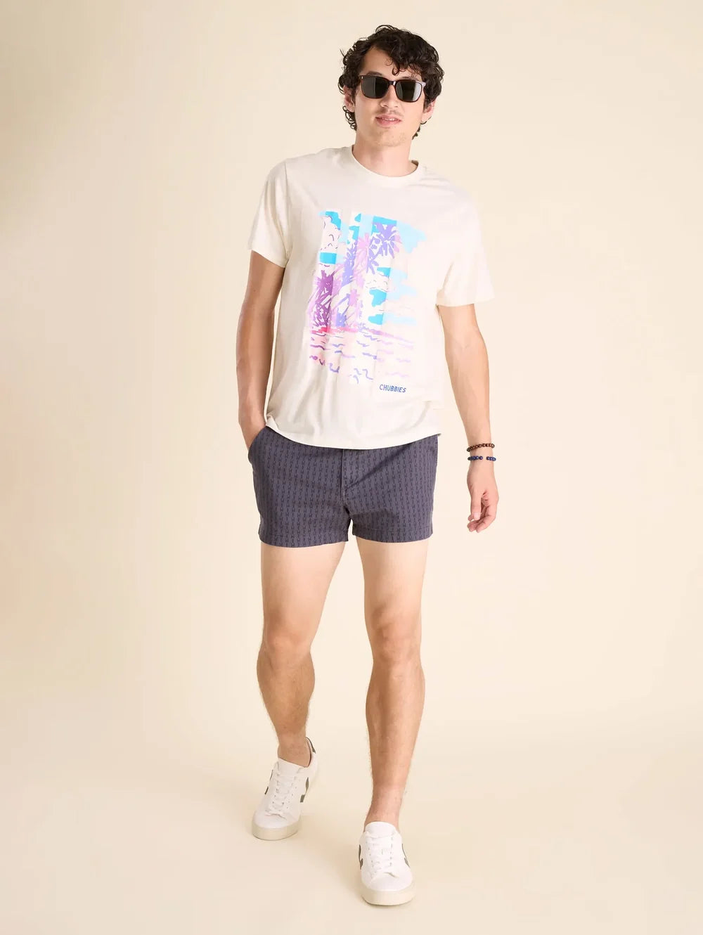 The Postcard From Paradise (Non Pocket Graphic Tee) - Image 2 - Chubbies Shorts