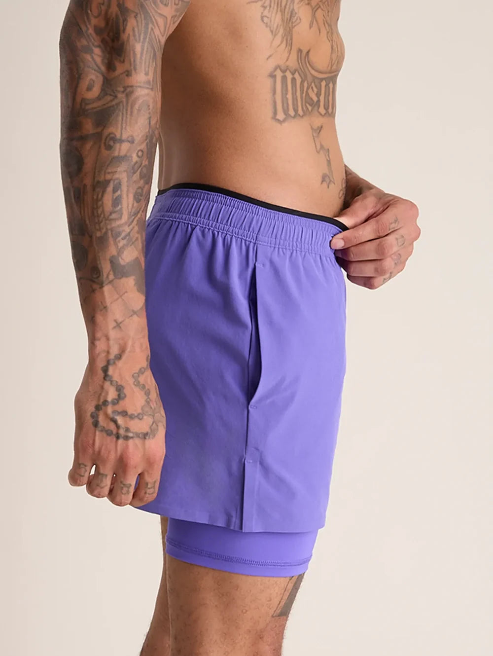 The Purple Rains 4" (Ultimate Training Short) - Image 4 - Chubbies Shorts