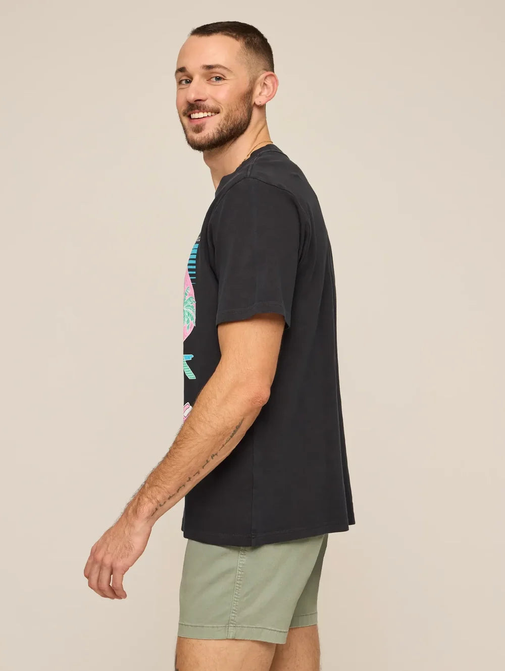 The Retrowave (Oversized Tee) - Image 3 - Chubbies Shorts