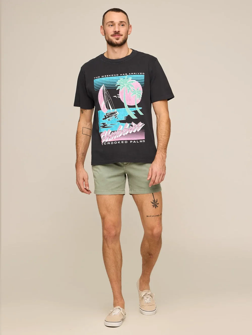 The Retrowave (Oversized Tee) - Image 4 - Chubbies Shorts