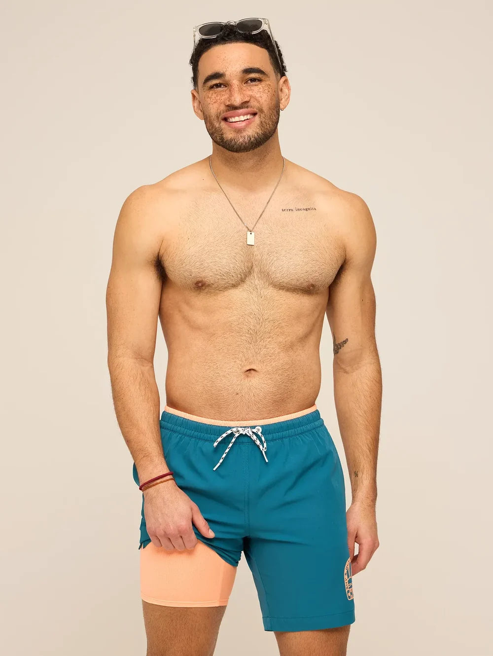 The Rusty Cobalts 7" (Classic Lined Swim Trunk w/ SP WB) - Image 1 - Chubbies Shorts
