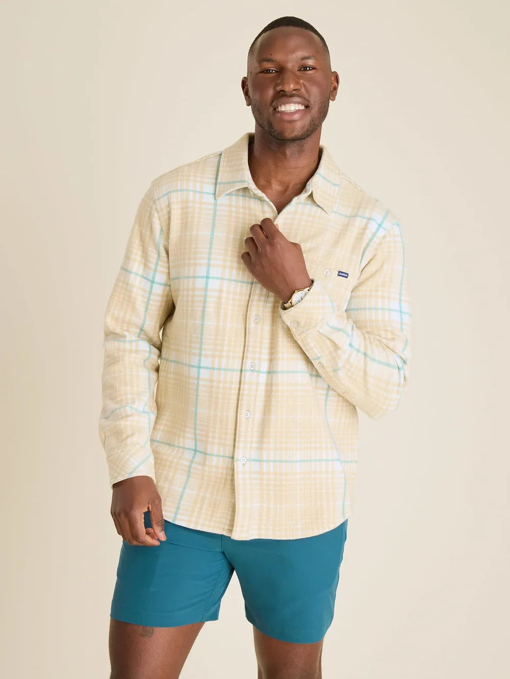 The Sandstone Stitch (Cloud 10 Overshirt) - Image 1 - Chubbies Shorts