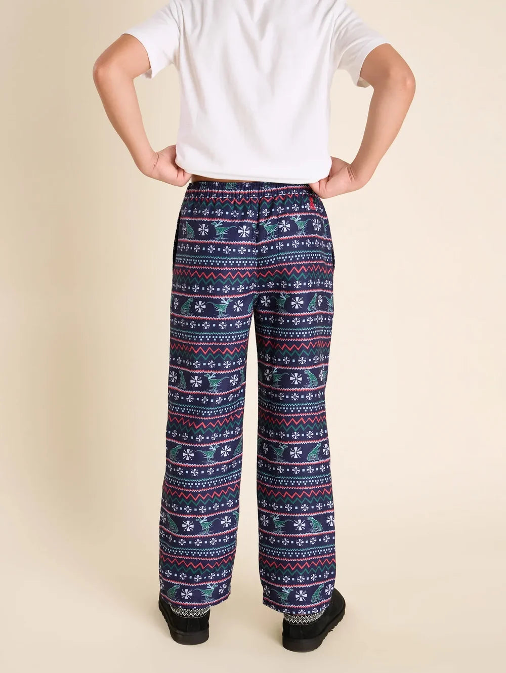 The Santasaurus Rex's (Boys Flannel PJ Pants) - Image 3 - Chubbies Shorts