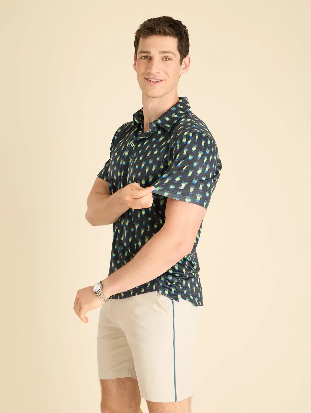 The Seafoam Citrus (Performance Polo) - Image 4 - Chubbies Shorts