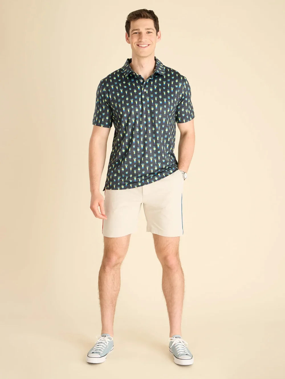 The Seafoam Citrus (Performance Polo) - Image 5 - Chubbies Shorts