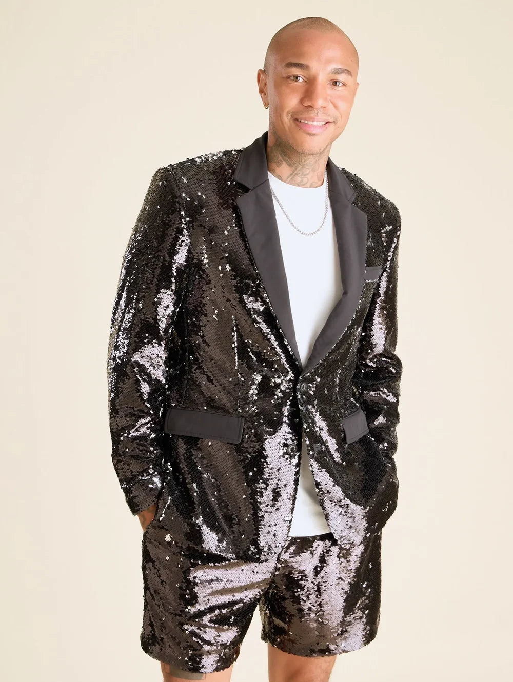 The Shadow Cruiser (Sequin Party Blazer) - Image 1 - Chubbies Shorts