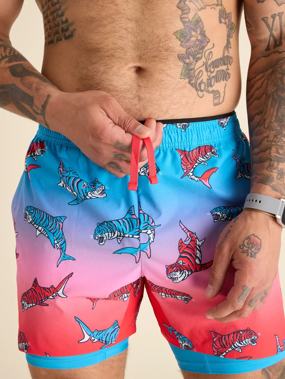 The Shred, White, And Blues 5.5" (Ultimate Training Short) - Image 5 - Chubbies Shorts