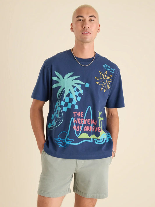 The Sketchy (Oversized Tee) - Image 1 - Chubbies Shorts