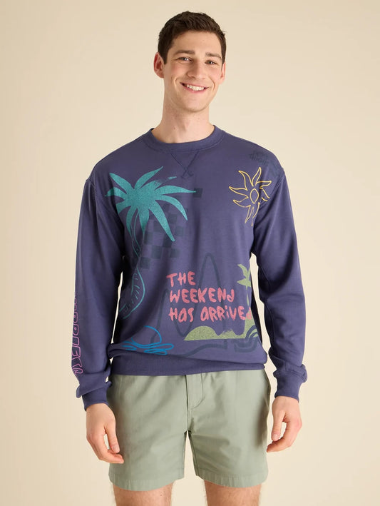 The Sketchy (Soft Terry Crewneck) - Image 1 - Chubbies Shorts
