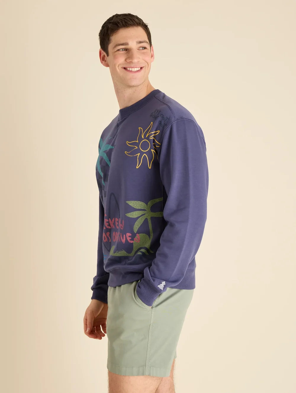 The Sketchy (Soft Terry Crewneck) - Image 3 - Chubbies Shorts