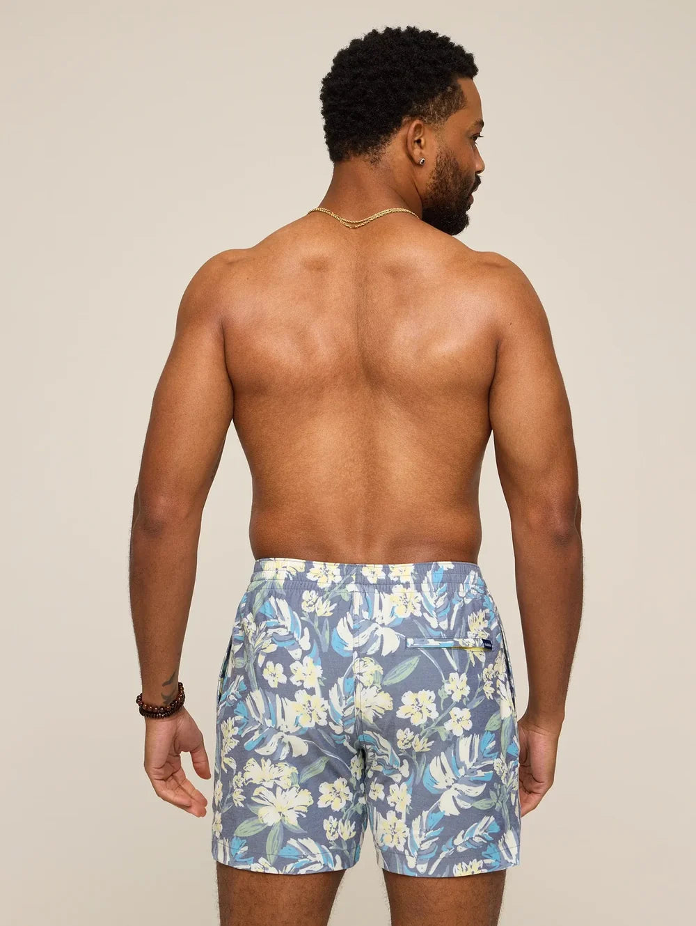 The Starry Night Stems 5.5" (Classic Lined Swim Trunk) - Image 4 - Chubbies Shorts