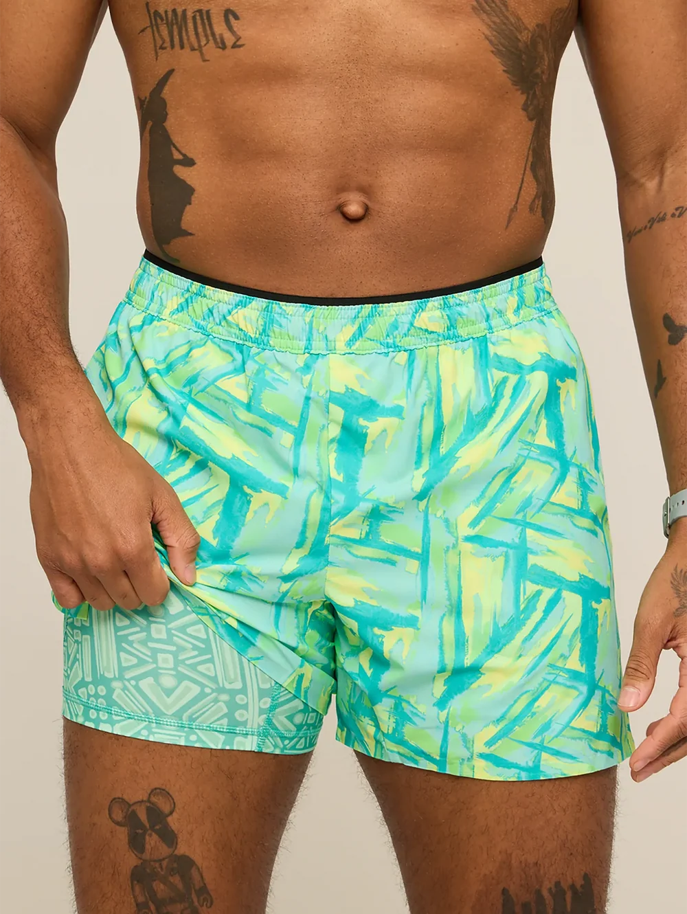 The 90s Wallpaper 5.5" (Ultimate Training Short with Hidden Liner) - Image 6 - Chubbies Shorts